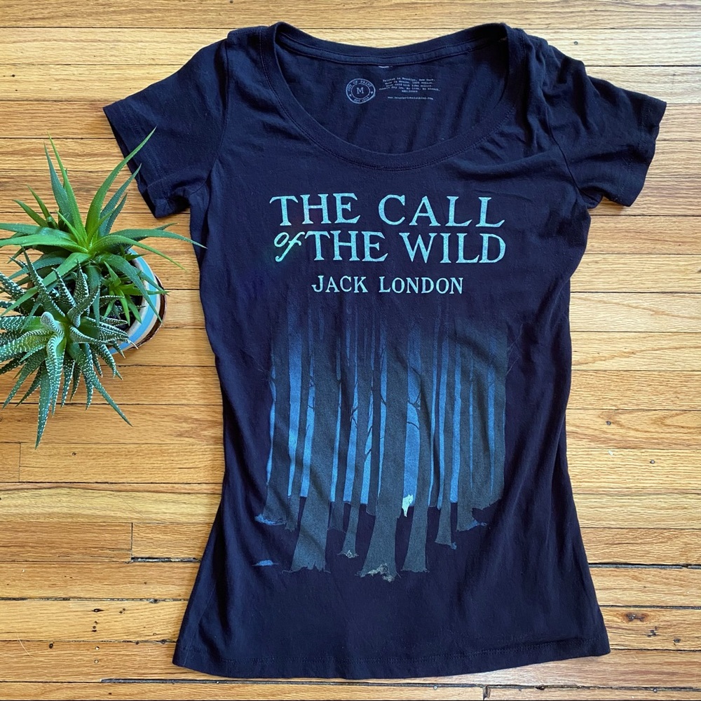 Out of Print “Call of the Wild” Jack London T-Shirt, Vintage Book Cover SOLD OUT